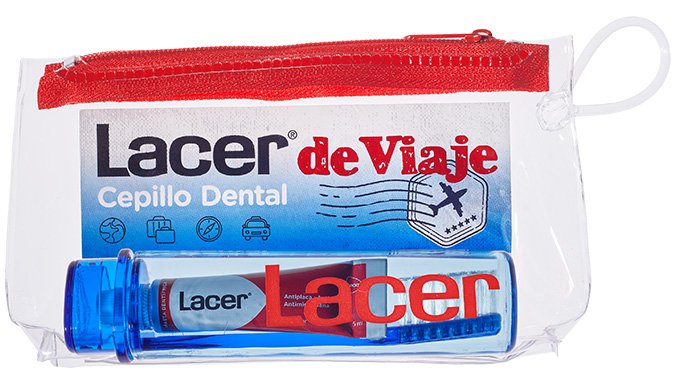 Lacer cepillo de viaje + pasta 5 ml