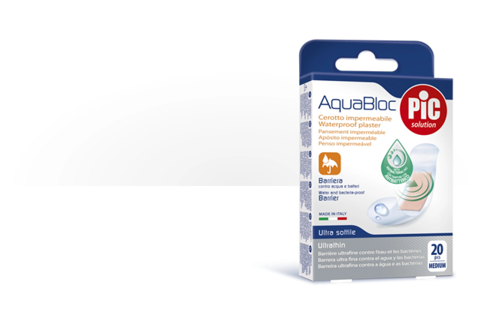Pic Aquabloc apósitos antibacterianos surtidos 20 uds