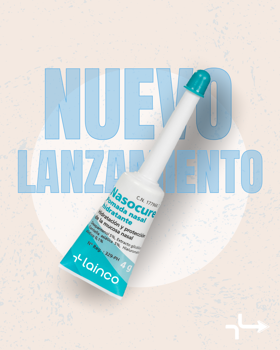 Nasocure pomada nasal hidratante 4 cánulas