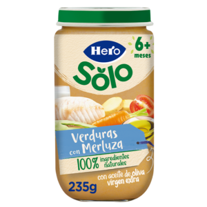 Hero Baby tarrito crema de bechamel con lenguado 235 g