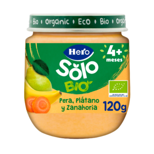 Hero Baby Eco pera, plátano y zanahoria 120 g