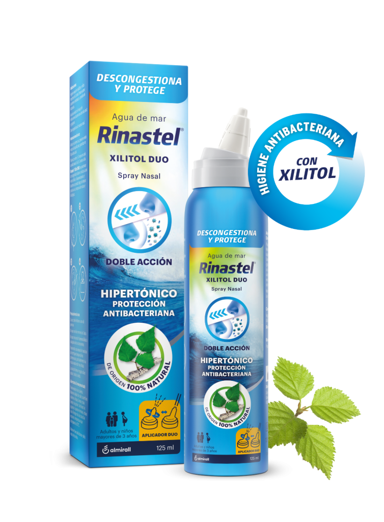 Rinastel hipertónico con xilitol spray nasal