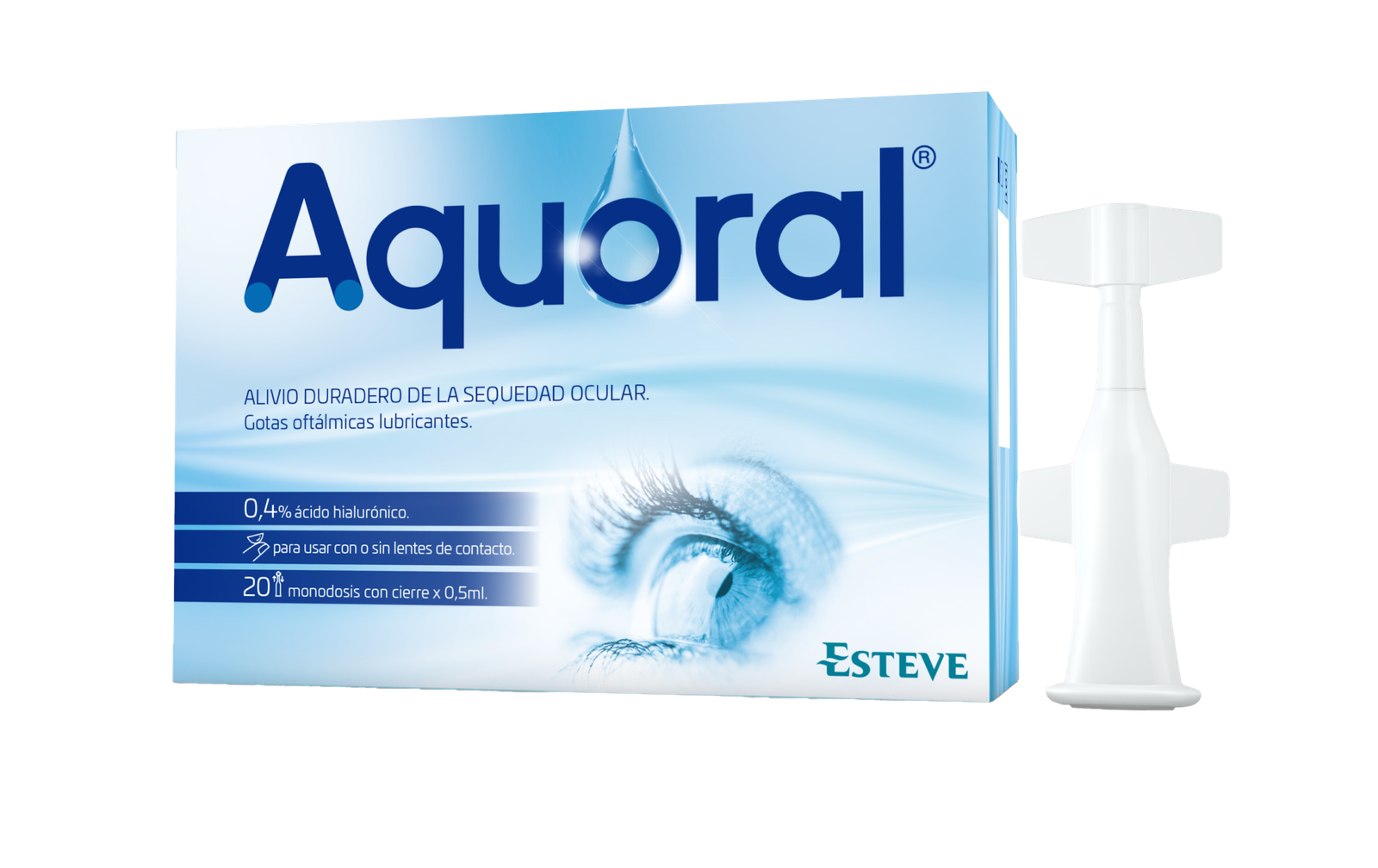 Aquoral gotas oftálmicas 20 monodosis