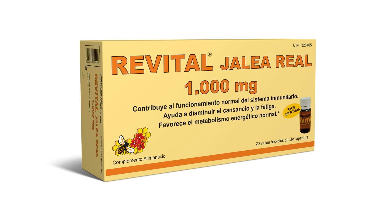Revital Jalea Real 1000 mg 20 viales