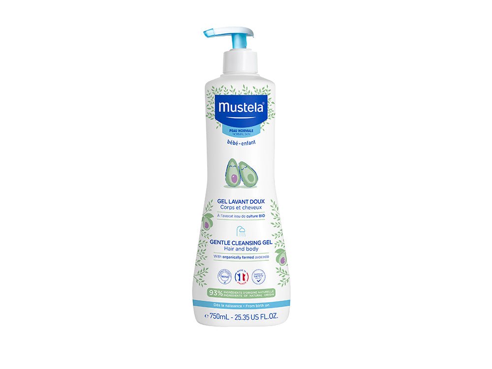 Mustela gel de baño suave 750 ml